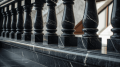 Балясина из мрамора Nero Marquina (Неро Маркина)