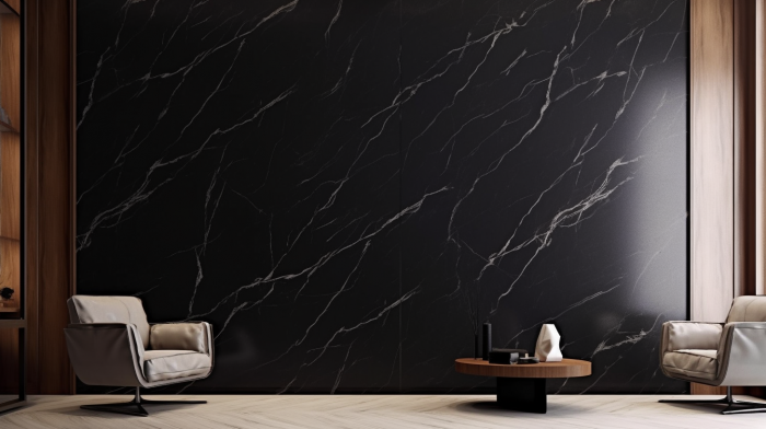 Панно из кварцевого агломерата Marquina (Маркина)